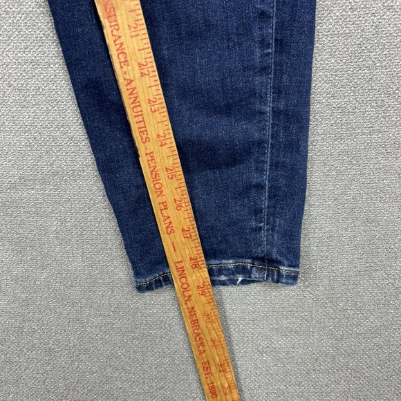 American Eagle Curvy Hi Rise Jegging Jeans Womens 16x29 Blue Dark Wash - Picture 3 of 9